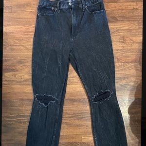 Abercrombie & Fitch Ultra high rise mom jeans